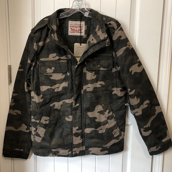 Levi Camouflage Jacket Size Small - Picture 1 of 9